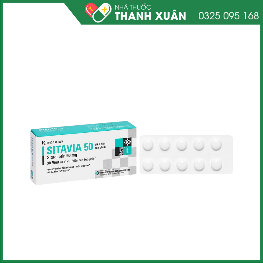 Sitavia 50 điều trị đái tháo đường týp 2